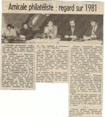 0012 amicale regard sur 1981