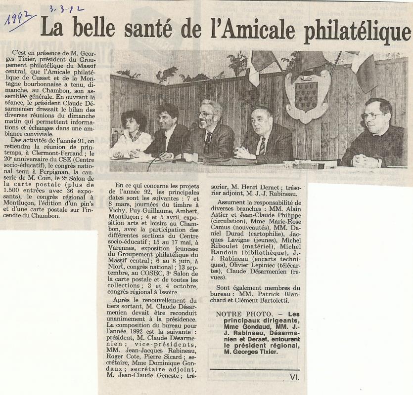 0031 bonne sante amicale 1992